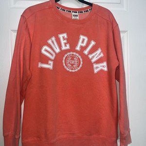 Victoria's Secret PINK Campus Cotton Crew Neck Sweater